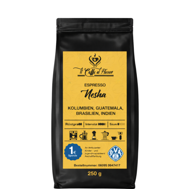 Espresso Nesha – 250 g Bohnenkaffee